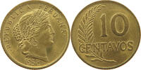 PERU 10 CENTAVOS -