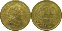 PERU 20 CENTAVOS -
