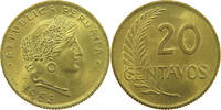 PERU 20 CENTAVOS -