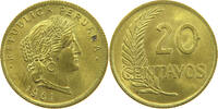 PERU 20 CENTAVOS -