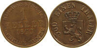 HESSEN KASSEL HELLER Friedrich Wilhelm I. 1847-1866 -