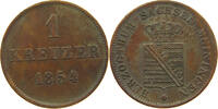 SACHSEN MEININGEN KREUZER Bernhard Erich Freund 1803-1866. -