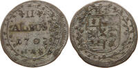 HESSEN DARMSTADT 2 ALBUS Ernst Ludwig 1678-1739. -