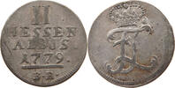 HESSEN KASSEL 2 ALBUS Friedrich II. 1760-1785 -
