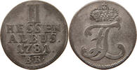 HESSEN KASSEL 2 ALBUS Friedrich II. 1760-1785 -