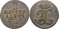 HESSEN KASSEL 2 ALBUS Friedrich II. 1760-1785 -