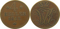 HESSEN KASSEL 4 HELLER Wilhelm I. 1803-1821 -