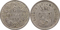HESSEN DARMSTADT 6 KREUZER Ludwig II. 1830-1848. -