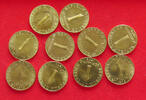 SCHILLING  ÖSTERREICH COLLECTION LOT AUSTRIA SCHILLING PROOF 10PC PROOF