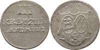Löwenstein -Wertheim- Rochefort 3 Kreuzer Dominik Konstantin 1789-1806, -