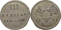 Löwenstein -Wertheim- Rochefort 3 Kreuzer Dominik Konstantin 1789-1806, -