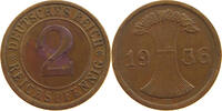 WEIMARER REPUBLIK 2 REICHSPFENNIG -