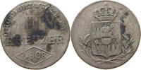 Würzburg Bistum 3 Kreuzer Ferdinand von Österreich 1806-1814 -
