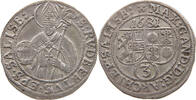 3 KREUZER 1681 SALZBURG ERZBISTUM Max Gandolph Graf Küenburg 1668-1687 SS+