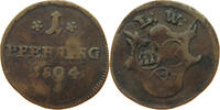 Löwenstein Wertheim Rochefort Pfennig Dominik Constantin 1789-1806. -
