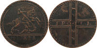 Russland Kopeke Peter II. 1727-1730. Sammleranfertigung -