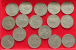 POLAND 20 ZLOTYCH COLLECTION LOT POLAND 20 ZLOTYCH 16PC 162G -