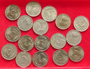 RUSSIA 5 ROUBLES COLLECTION LOT RUSSIA 5 ROUBLES 17PC 89G -