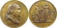 FRANCE MEDAILLE MEDAILLE Louis XVIII. 1817 Homage Returned to the Royal Ashes Profaned in 1793 A -