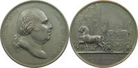 FRANCE MEDAILLE Louis XVIII Pompe funebre du Prince de Condé 1818 ANDRIEU/BARRE -