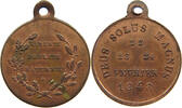 FRANCE MEDAILLE MEDAILLE 1848 DEUS SOLUS MAGNUS 22 23 24 FEVRIER -