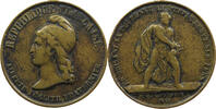 FRANCE MEDAILLE MEDAILLE 1848 EN BRISAINT LA COURONNE LE PEUPLE ROMT SES FERS -