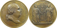 FRANCE MEDAILLE LOUIS XVIII. Reprise du concordat 1817 ECCLESIA. GALLICA. NOVIS. SEDIBVS. AVCTA -