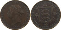 1/26 SHILLING 1866 JERSEY Victoria 1837-1901 SS