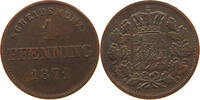 BAYERN PFENNIG Ludwig II. 1864-1886. -