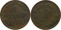 BAYERN PFENNIG Ludwig II. 1864-1886. -