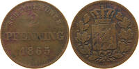 BAYERN 2 PFENNIG Ludwig II. 1864-1886 -