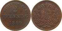 BAYERN 2 PFENNIG Ludwig II. 1864-1886 -