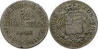 1/2 GROSCHEN 1841 SACHSEN COBURG GOTHA Ernst I. (1806-1844) S