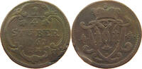 KÖLN ERZBISTUM 1/4 STÜBER Maximilian Friedrich von Königseck (1761-1784) -