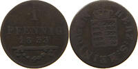 SACHSEN MEININGEN PFENNIG Bernhard Erich Freund 1803-1866 -