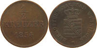 SACHSEN MEININGEN 1/2 KREUZER Bernhard Erich Freund 1821-1866 -
