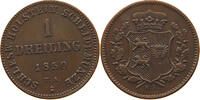 DREILING 1850 SCHLESWIG-HOLSTEIN KÖNIGLICHE LINIE Unter Statthalterschaft 1848-1851. SS+