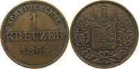 SCHWARZBURG RUDOLSTADT KREUZER Friedrich Günther 1807-1867. -