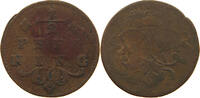 WÜRZBURG BISTUM 1/2 KREUZER Adam Friedrich von Seinsheim 1755-1779 -