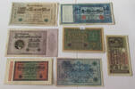 DEUTSCHES REICH LOT GERMANY COLLECTION BANKNOTES, LOT 15pc EMPIRE -