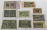 DEUTSCHES REICH LOT GERMANY COLLECTION BANKNOTES, LOT 15pc EMPIRE -