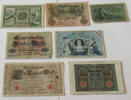 DEUTSCHES REICH LOT GERMANY COLLECTION BANKNOTES, LOT 15pc EMPIRE -