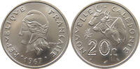 20 FRANCS 1967 NEW CALEDONIA  UNC