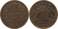 BADEN DURLACH 1 KREUZER Friedrich I. (1852-1907) -