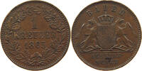 BADEN DURLACH 1 KREUZER Friedrich I. (1852-1907) -