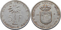 BELGIAN CONGO 5 FRANCS -