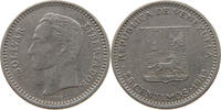 VENEZUELA 25 CENTIMOS 1965 VF