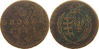 POLAND 3 GROSZE FRIEDRICH AUGUST I., ALS HERZOG VON WARSCHAU 1807-1815. -