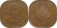 SWAZILAND 2 CENTS -