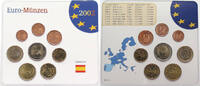 SPAIN SET MÜNZEN 2001 -